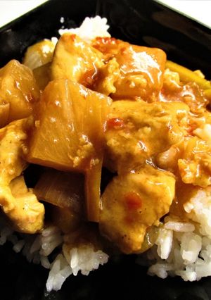 Édes - savanyú csirke recept fotója