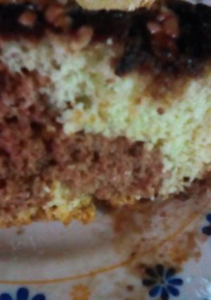 Una foto de Torta marmolada 🍋+🍫ƪ(‾.‾“)┐