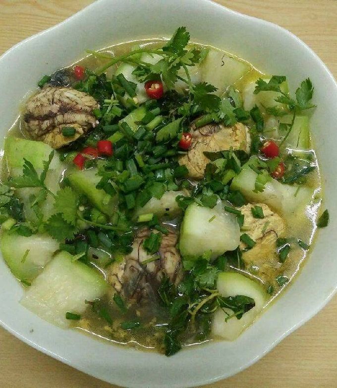 Hình của món Trứng vịt lộn um bầu.