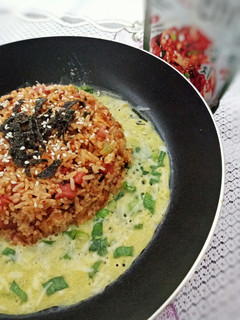 Foto resep Low Budget - Kimchi Bokkeumbap