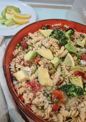 Une photo de Salade de pâtes Primavera