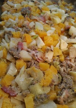 A picture of Butternut Squash with Fennel.