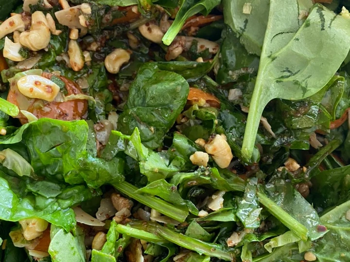 Easy Steps to Prepare|Recipe} Brussel sprouts spinach salad to die for! the So Delicious