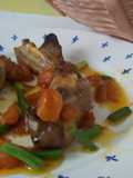 Costillas de cordero con ajos