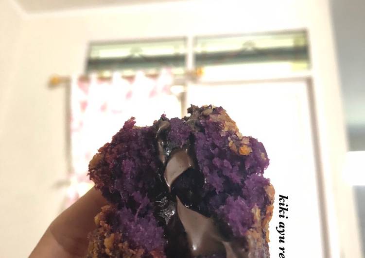 Resep Sweet Purple Potato Panko Crispy Melted Ubi Ungu Krispi Lumer Yang Nikmat
