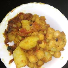 A picture of Aloo kabli.