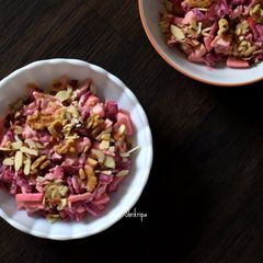 A picture of Beet and apple salad.