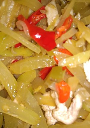 Foto resep Tumis pepaya muda