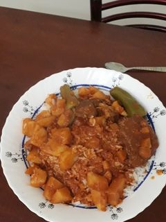 صورة لوصفة ارز بالخضار