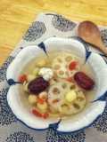Lotus Root and Lotus Seed Sweet Soup with Red Dates