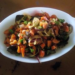 A picture of Stir fried Veggies.