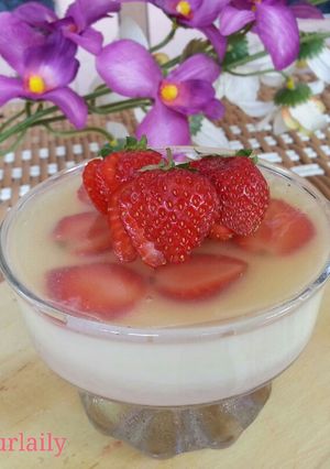 Foto resep Strawberry Panna Cotta