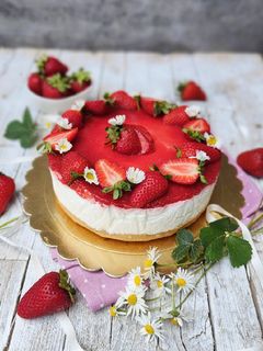 Foto di Cheesecake alle fragole