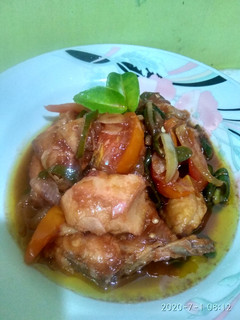 Foto resep 9. Ayam asam manis banjar
