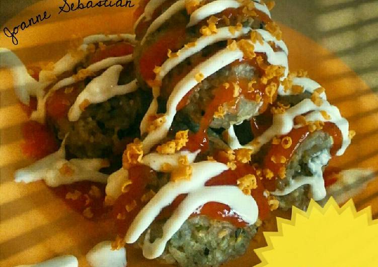 Bola Nasi Panggang Isi