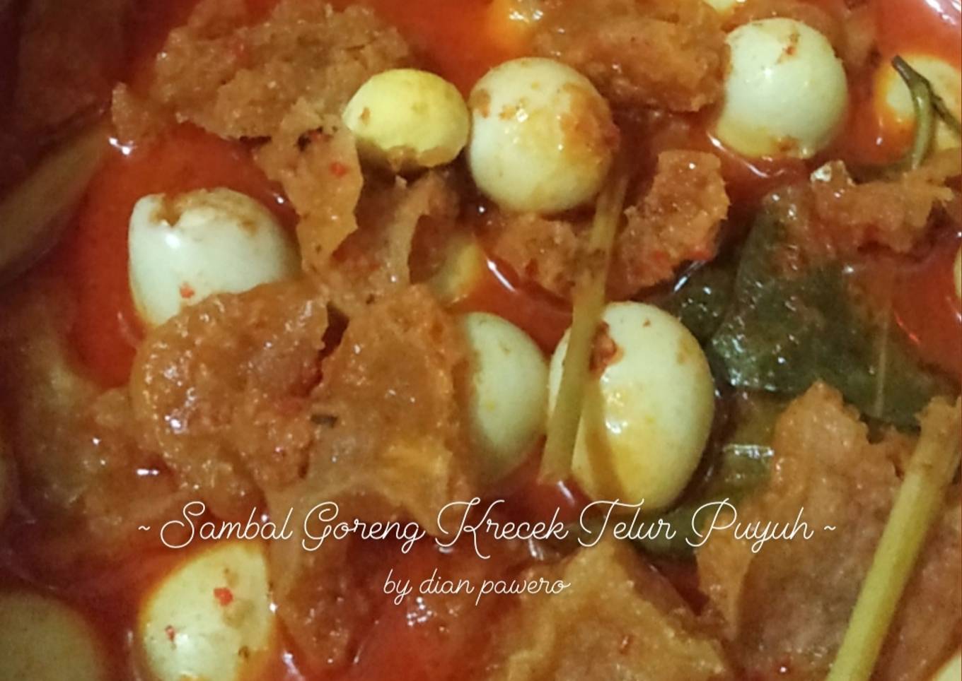 Sambal Goreng Krecek Telur Puyuh