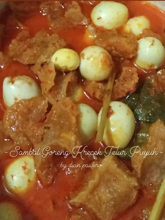 Langkah Gampang Menyiapkan Resep Sambal Goreng Krecek Telur Puyuh yang Uenak Anti Ribet, Bikin Ngiler