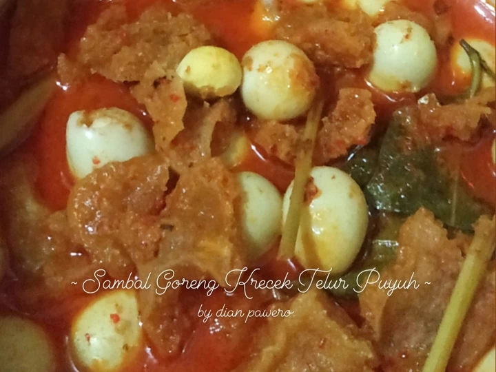 Langkah Gampang Menyiapkan Resep Sambal Goreng Krecek Telur Puyuh yang Uenak Anti Ribet, Bikin Ngiler