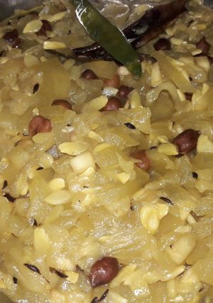 A picture of Ash gourd preparation.