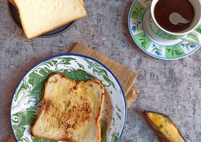 Resep Roti Bakar Pisang Keju #398 oleh DiYos Nie - Cookpad