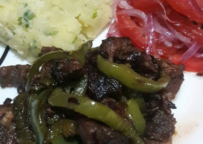 Pan fried beef #localfoodcontest_kisumu