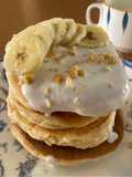 Hot cakes japoneses (con avena 🌾) / Fluffy japanese soufflé pancakes / #recipejapanese