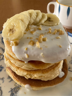 Una foto de #recipejapanese / Fluffy japanese soufflé pancakes / Hot cakes japonenes (con avena 🌾)