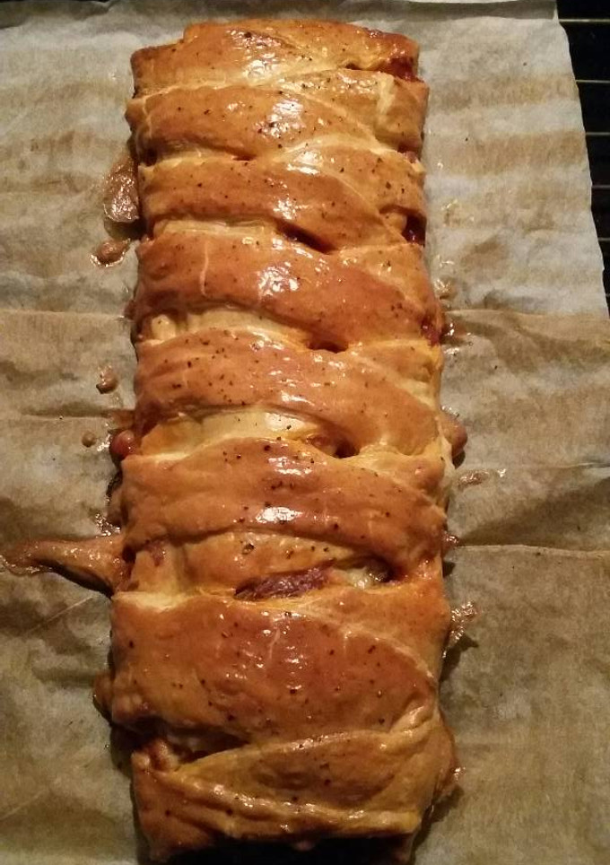Una foto de Trenza de hojaldre toscana