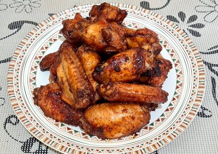 Cara menyajikan Spicy Chicken Wing Goreng Rumahan  yang Enak Banget