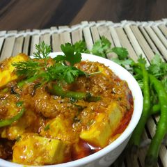 A picture of Paneer Butter Malai in Dhaba Style.