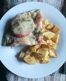 Pizza a lo pobre (con tortilla de fideos)
