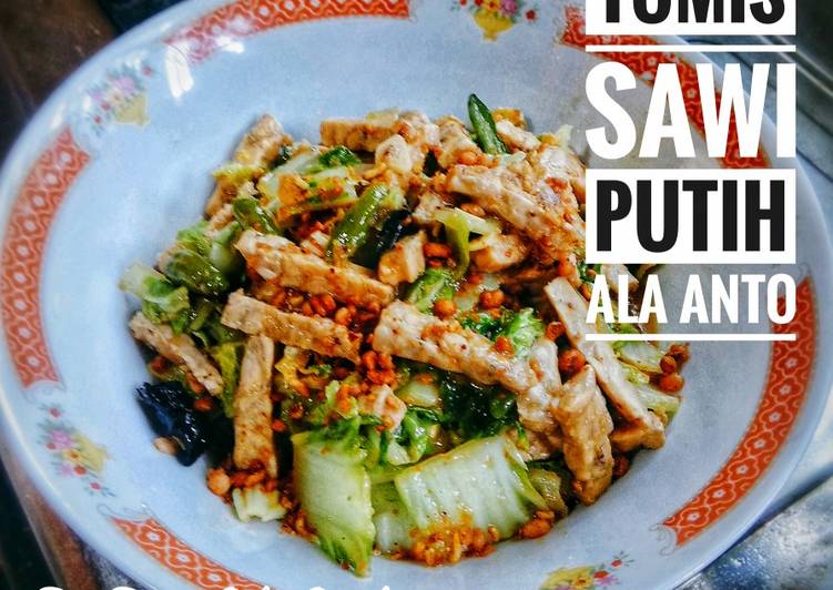 Tumis Sapu (Sawi Putih) Ala Anto