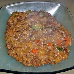 A picture of Beef & Vegetable Porridge.