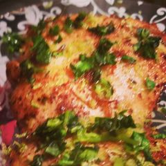 A picture of Sumac Chicken with Lime and Cilantro.