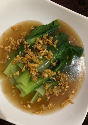 Foto resep Pokcoy bawang putih saos tiram