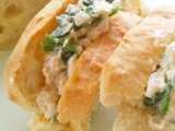 tuna spinach sandwiches