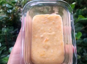 Foto resep MPASI 6 bln (telur yampung, wortel, labu siam, tempe, butter dan evoo) slow cooker