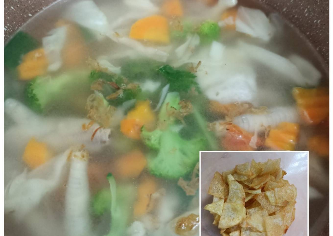 Sup Tabur Kentang Goreng