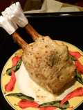 1/2 crown roast pork with rosemary