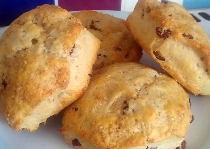 Vickys Dried Fruit & Apple Scones, GF DF EF SF NF