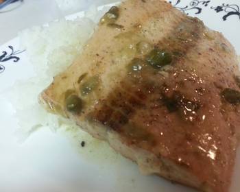 Easy Recipe Salmon Piccata Delicious and Healthy