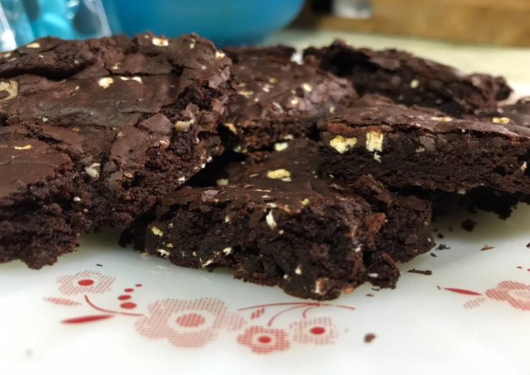 Recipe of Super Quick Homemade Brownie con avena