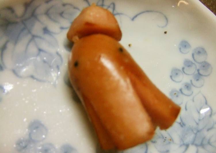Mr. Octopus Wiener Sausage with a Hat