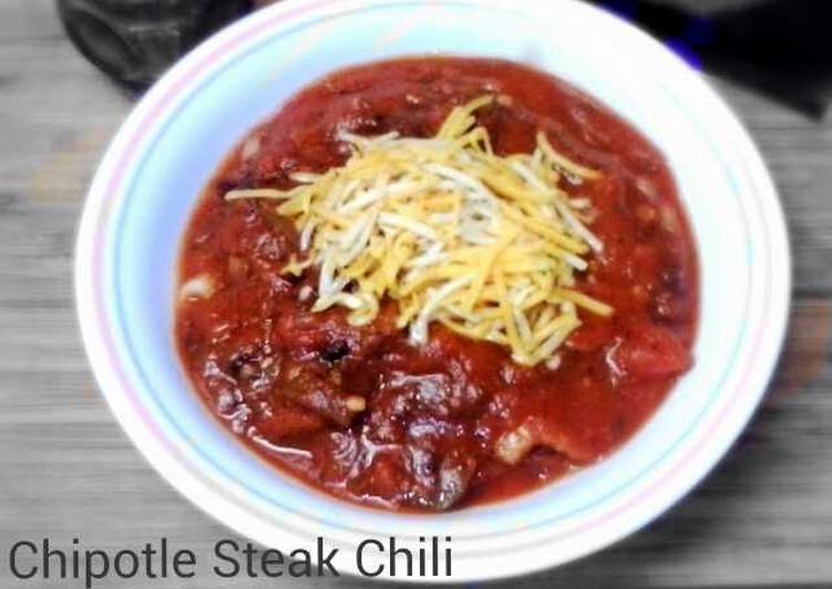 Steps to Make Any-night-of-the-week Chipotlé Steak Chili