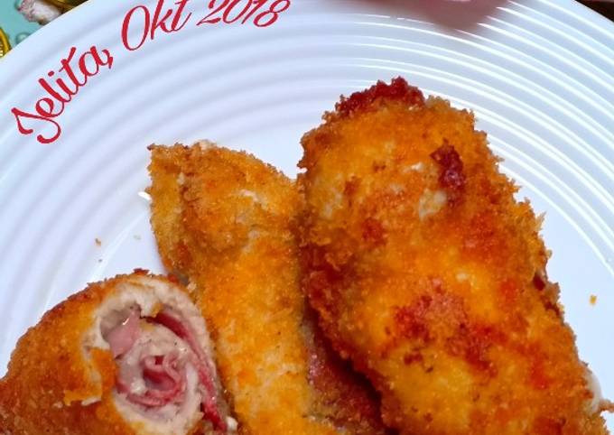 (Seri Ayam) Simple Chicken Cordonbleu