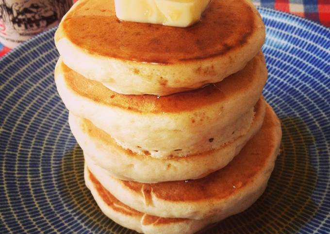 Step-by-Step Guide to Prepare Favorite Egg-free Fluffy Pancakes