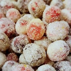 A picture of Orange Sugared Cranberries.