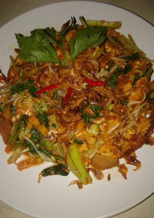 Foto resep Telur Ceplok Siram Sayur