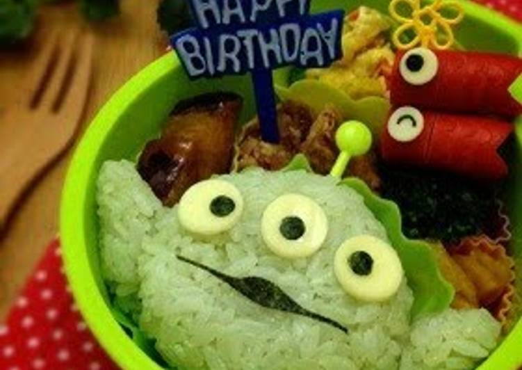Recipe of Favorite Buzz &amp; Alien Toy Story Character Bento