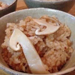 The Taste of Fall--Matsutake Mushroom Rice A picture of The Taste of Fall--Matsutake Mushroom Rice.